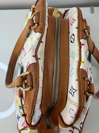 Louis Vuitton White Monogram Murakami Claudia