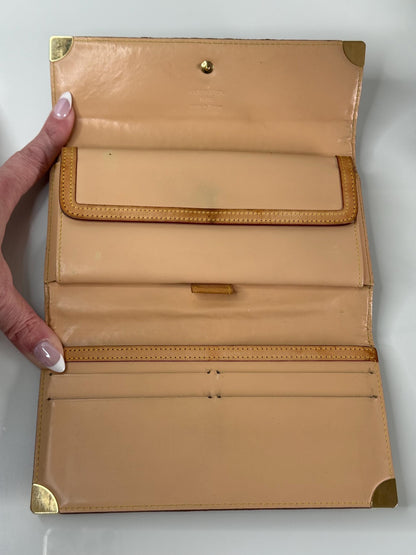 Louis Vuitton X Takashi Murakami Vintage International Long Wallet Black